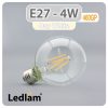 Ledlam E27 460GP 4W G95 LED Filament Bulb Day White 30643 1