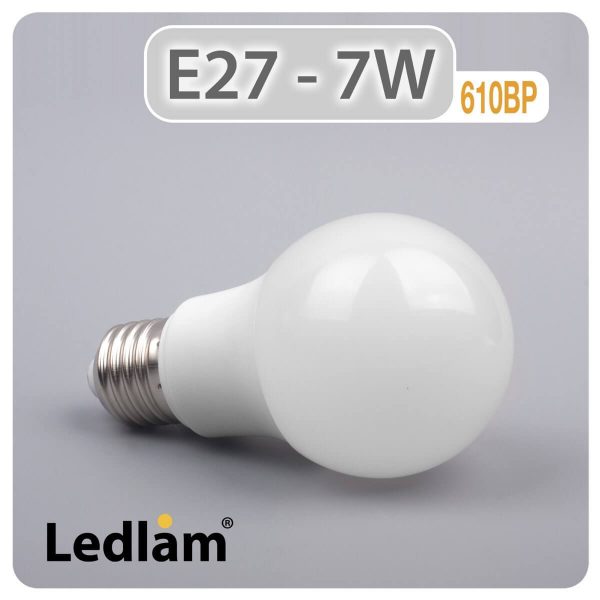 Ledlam E27 LED Bulb 7W 610BP 01 1