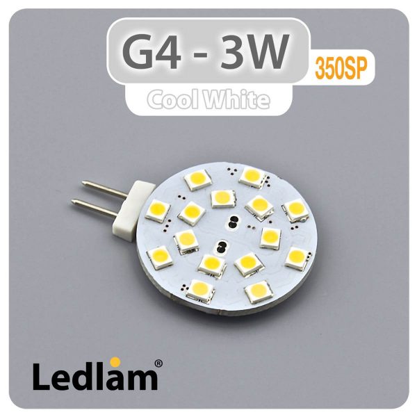 Ledlam G4 350SP 3W LED Side Bulb Cool White 30299