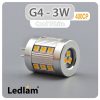 Ledlam G4 400CP 3W LED Capsule Bulb Cool White 30294