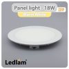 Ledlam LED Panel Light 18W Round 22RP Warm White 30372