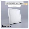 Ledlam LED Surface Panel Light 24W Square 3030SPS 01