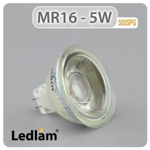 Ledlam MR16 GU5.3 LED Spot Light 5W 12V COB 500SPG 01