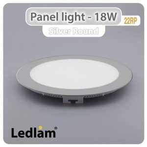 Ledlam-LED-Panel-Light-18W-Round-22RP-silver-01