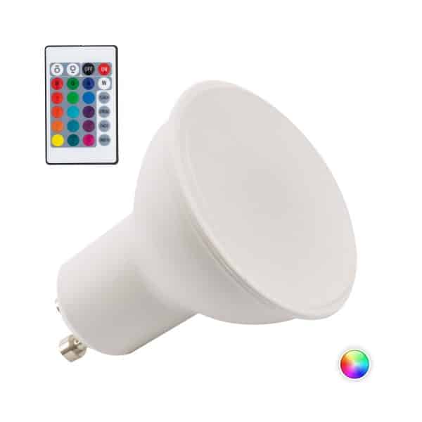 GU10 RGBW LED Bulb with Remote Controller