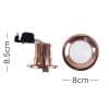 MiniSun-Fire-Rated-GU10-Downlight-Polished-Copper-NO-BULB-19719-Dimensions