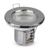 Modern IP65 5W Fire Rated LED Downlight - Chrome - Dimmable